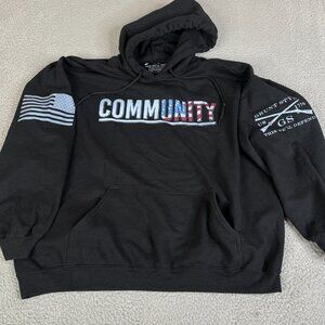 Grunt Style Hoodie Sweatshirt Mens XL Community This We'll Defend